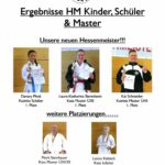 Platzierungen der Licher Karateka auf der Hessenmeisterschaft 2019.